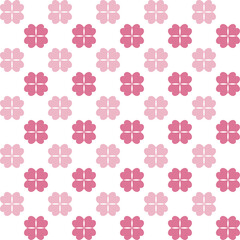 Pink wallpaper. Baby shower seamless pattern. Baby girl abstract background. Vector.
