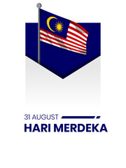 Malaysia Independence Day background for social media and other