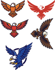 Obraz premium Cartoon-Style Pizza Slice Collection A Fun Vector Graphic Set Featuring Different Toppings for Culinary Designs and Digital Art