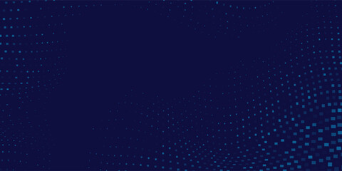 Design blue wavy halftone background. Dot pop art sport abstract modern vector