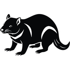 wolf cat vector sihouette
