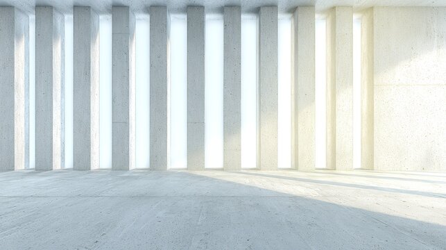 Minimalist concrete texture with clean lines, illustrating modern architectural aesthetics.