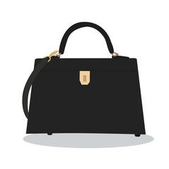 Fashionable black women's bag high quality 