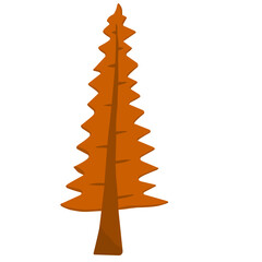 Autumn tree vector illustration 