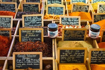 spices at the market