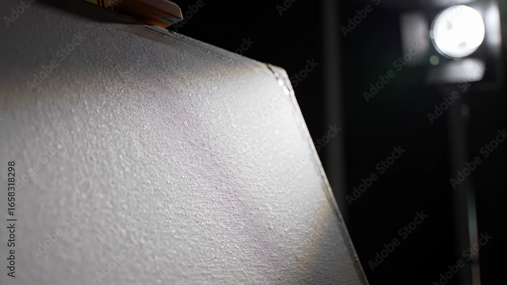 Aufkleber abstract closeup of a textured surface with a light source in background