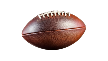 American football isolated on transparent background