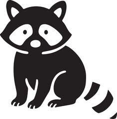 Raccoon in Nature Wildlife Animal