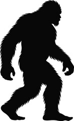 Fototapeta premium Bigfoot Svg, Big Foot Svg, Yeti Svg, Sasquatch Svg. Vector Cut file for Cricut, Silhouette,