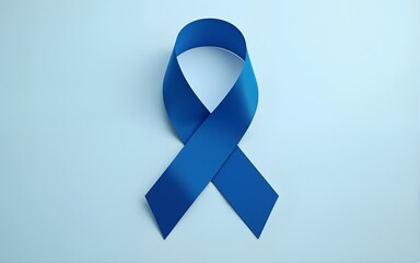 Blue ribbon awareness.Colon Cancer, Colorectal Cancer, Child Abuse awareness, world diabetes day. High quality