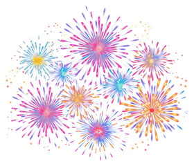 PNG Firework fireworks night celebration.