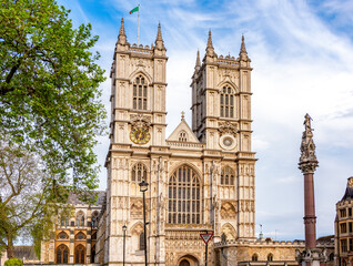 Westminster Abbey in London, UK