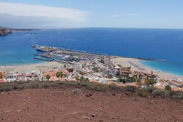 Blick auf Los Cristianos auf Teneriffa