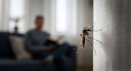 Mosquito Threat A Homeowner's Battle Against Indoor Pests and Disease Prevention