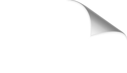 Vector, business, paper, frame, book, label, Folded paper. Curved corner paper with shadow. Png White page rotates bottom right on transparent background.	