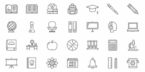 Collection of Education and School Icons