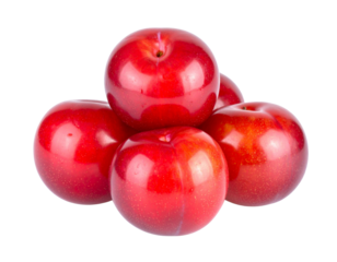 Fresh Surinam plums isolated on transparent background PNG