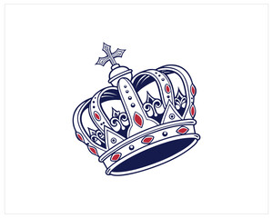 King Crown Vector Free SVG Download © MdAkash