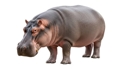 Isolated Hippopotamus