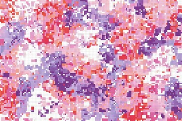 Fototapeta premium Abstract Colorful Pixelated Pattern Background