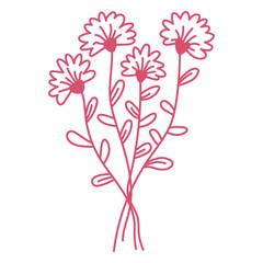 Playful floral bouquet design