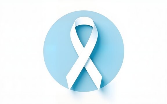 World diabetes day awareness design with blue circle and ribbon. High quality
