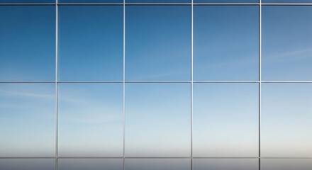 Modern Office Building Exterior Featuring Reflective Glass Windows