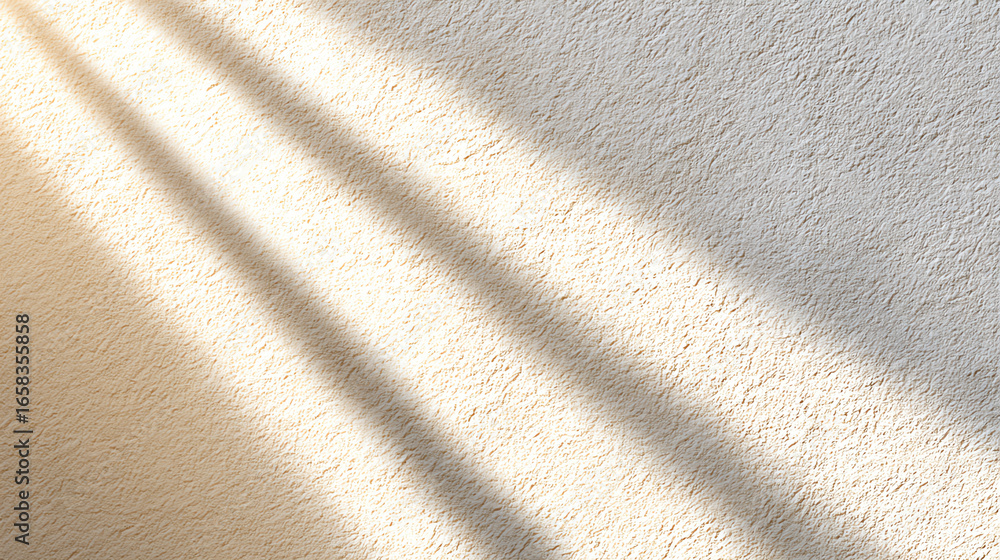 Poster soft light casting gentle shadows on a textured wall, creating a serene atmosphere perfect for relax