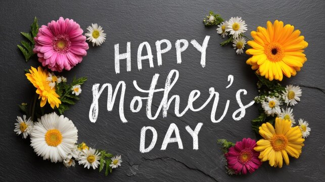 Festive floral arrangement for mother's day.