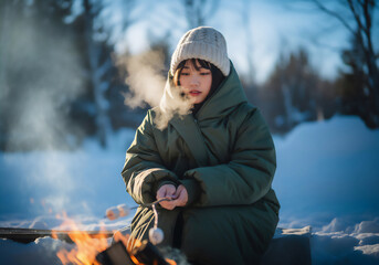 冬の雪中キャンプとアウトドアライフ