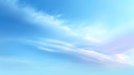 Obraz premium Abstract blue gradient sky illuminated by soft light