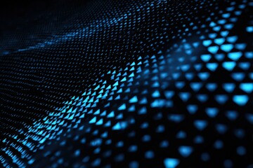 Abstract Blue Triangle Pattern Background