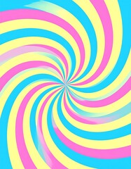 Swirling pastel stripes
