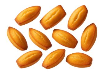 Golden financiers mini cakes.