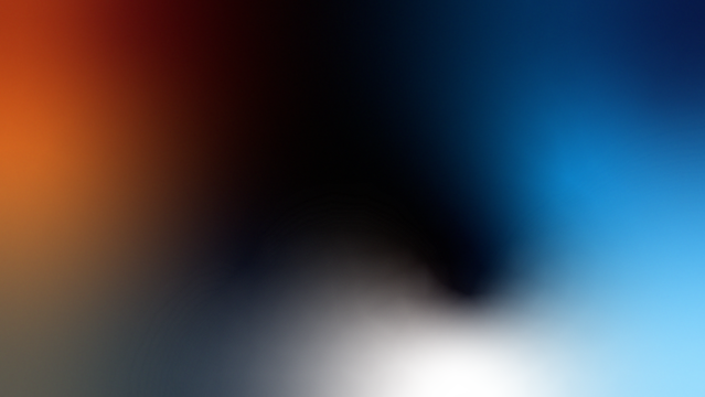 Retro vintage orange red yellow black white blue sky purple grey brown gradient abstract background. Color ombré blend. Smooth transition. Film grain noise texture with soft light-leak glow vignette. - Powered by Adobe