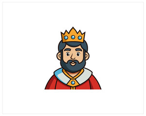 Cartoon king vector Free SVG download