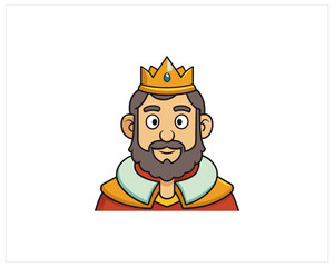 Cartoon king vector Free SVG download