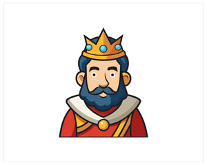 Cartoon king vector Free SVG download