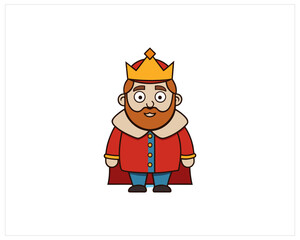Cartoon king vector Free SVG download