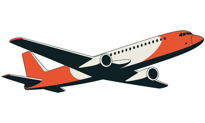 airplane in the sky