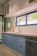 modern kitchen interior