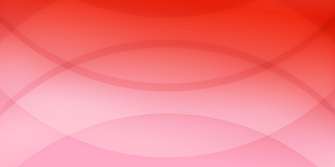 Illustration of a curved wave pattern in red gradient