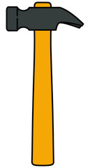 Claw Hammer Illustration