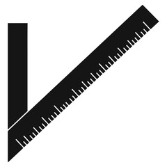 Try Square Ruler Illustration