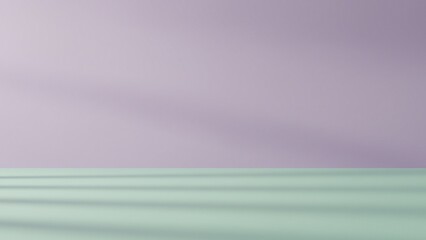 Fototapeta premium Premium Minimalist Product Backdrop in Pastel Mint Green and Lavender for Beauty & Lifestyle Products