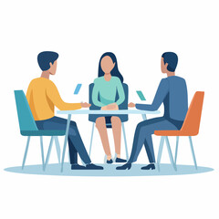 Obraz premium Business People Meeting Around Table