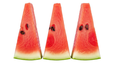 Isolated Watermelon Slices
