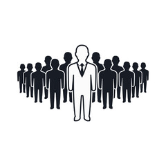 
leadership vector illustration design