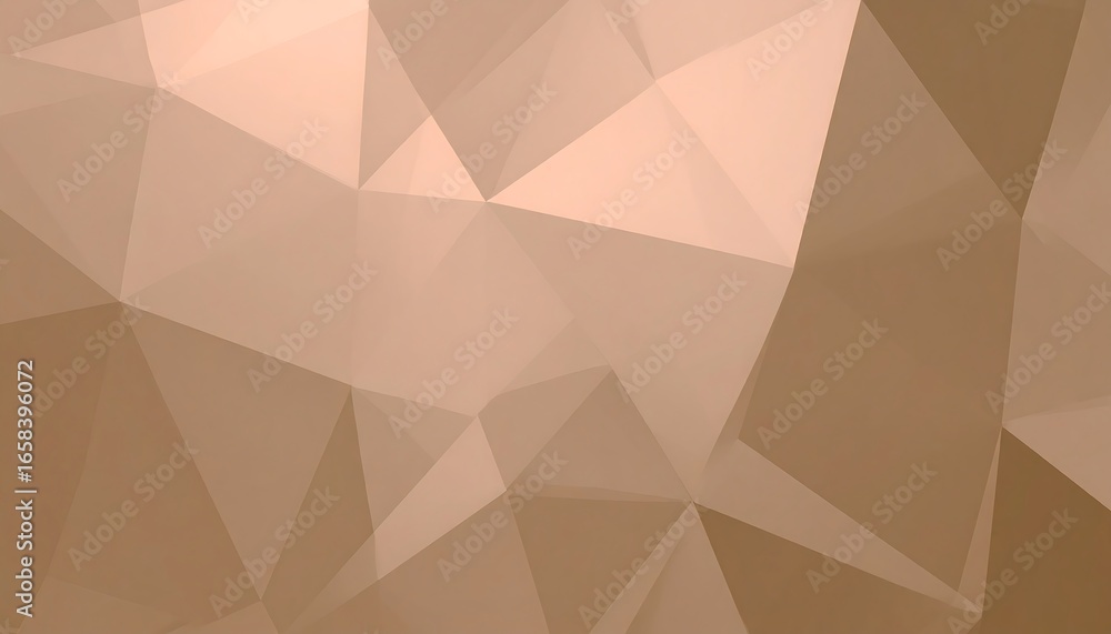 Aufkleber abstract geometric pattern of light brown triangles.