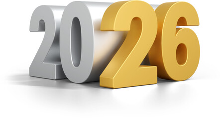 Metallic 2026 Year